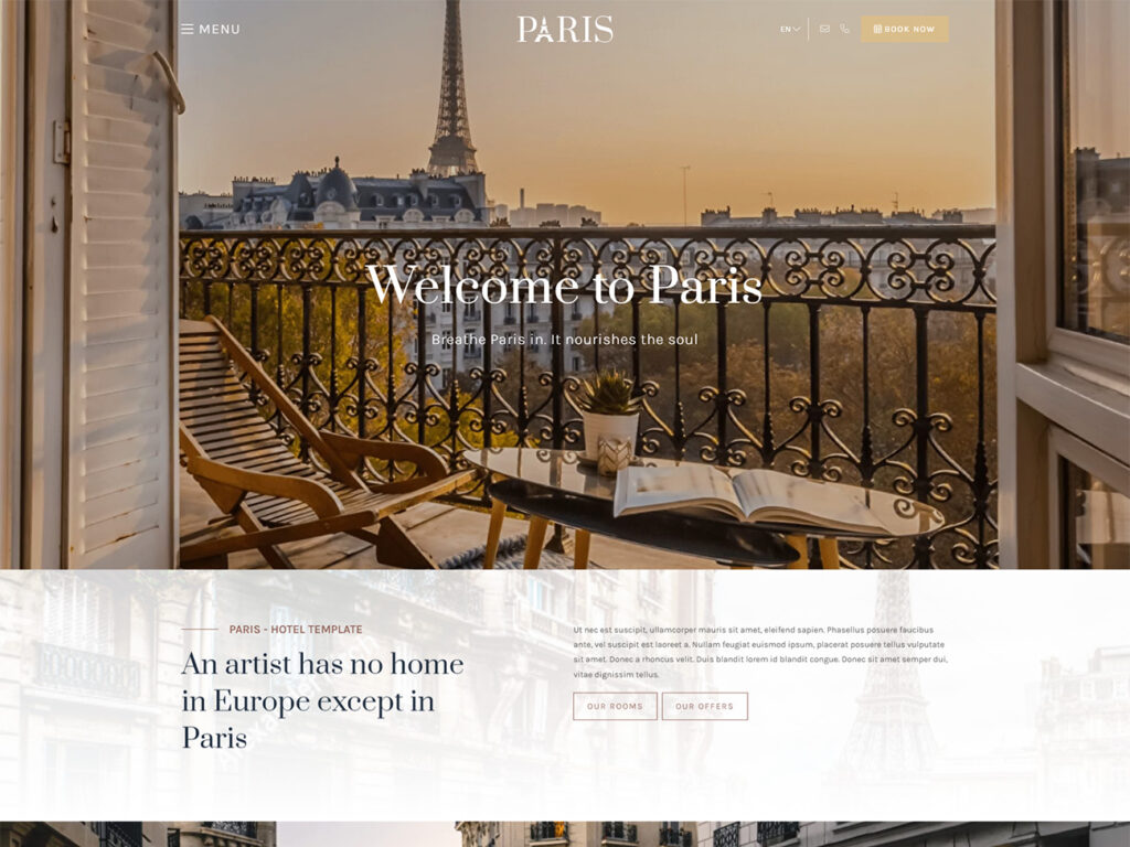 Paris-Hotel-Website-Design-Template-Official-Website